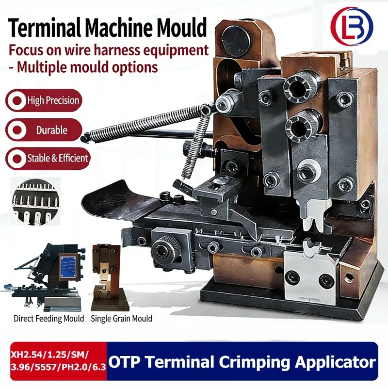 OTP Terminal Crimping Applicator Cable Crimper Mould For XH2.54 1.25 SM 3.96 5557 PH2.0 6.3 Wire Terminal