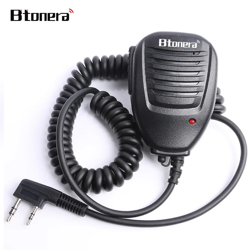 BTONERA BT-001 PTT Mic Speaker Microphone For Kenwood Baofeng UV-5R 888S UV5R H777  For TYT For quansheng k5-8 5rplusWalkie Talk