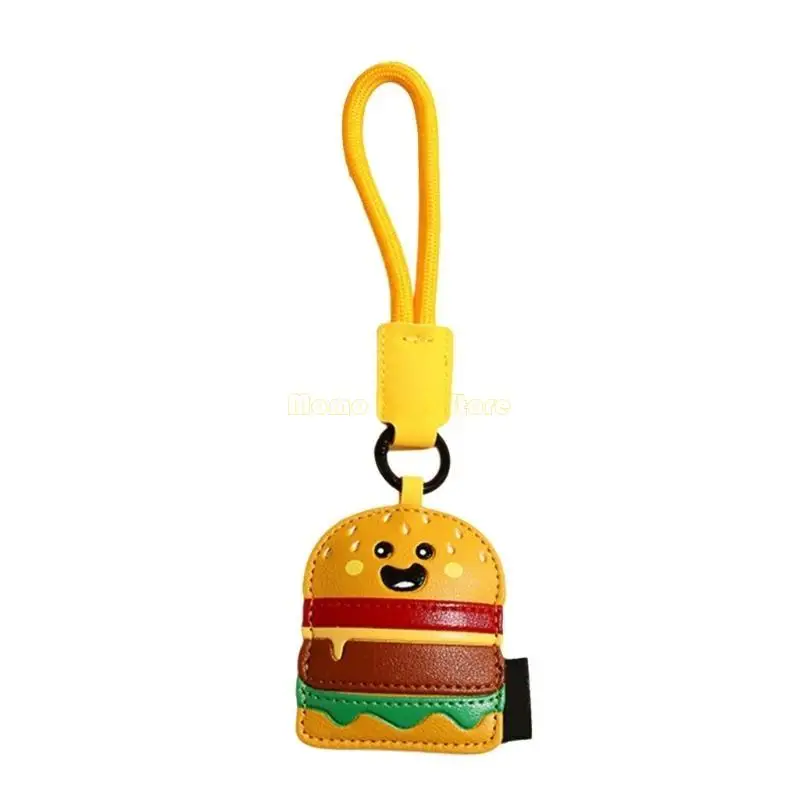 

X90D Эстетические брелки Кошелек Сумочка Рюкзак Сумка Подвеска Очаровательные кожаные брелки для гурманов Очаровательный брелок