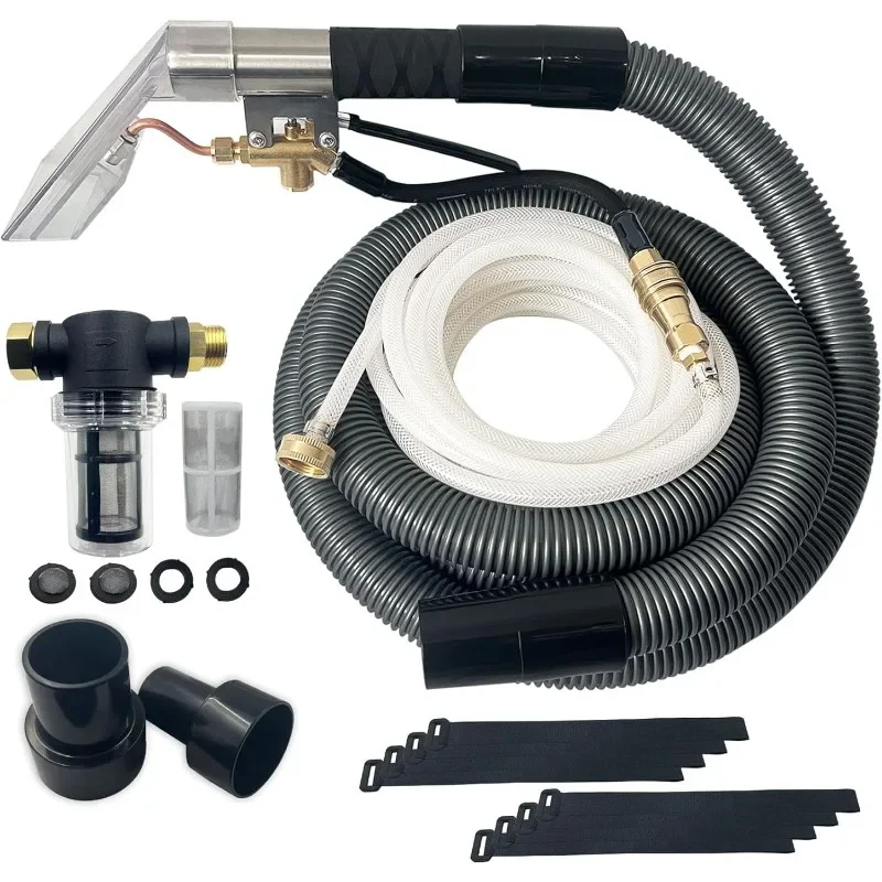 NEW PRODUCT.Shop Vac Extractor Kit, Extractor Hose Kit with Wand and Hose for Upholstery with10 FT Vacuum Hose, 25 FT Waterline