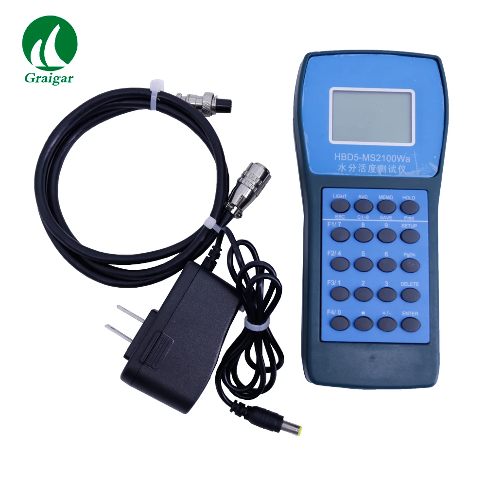 High Accuracy HBD5-MS2100Wa Portable Food Water Activity Meter Moisture Content Tester