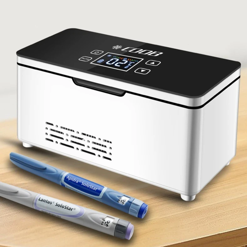 

Portable USB Insulin Cooler Rechargeable Car Home Dual Use Mini Medicine Fridge for Growth Hormone Storage