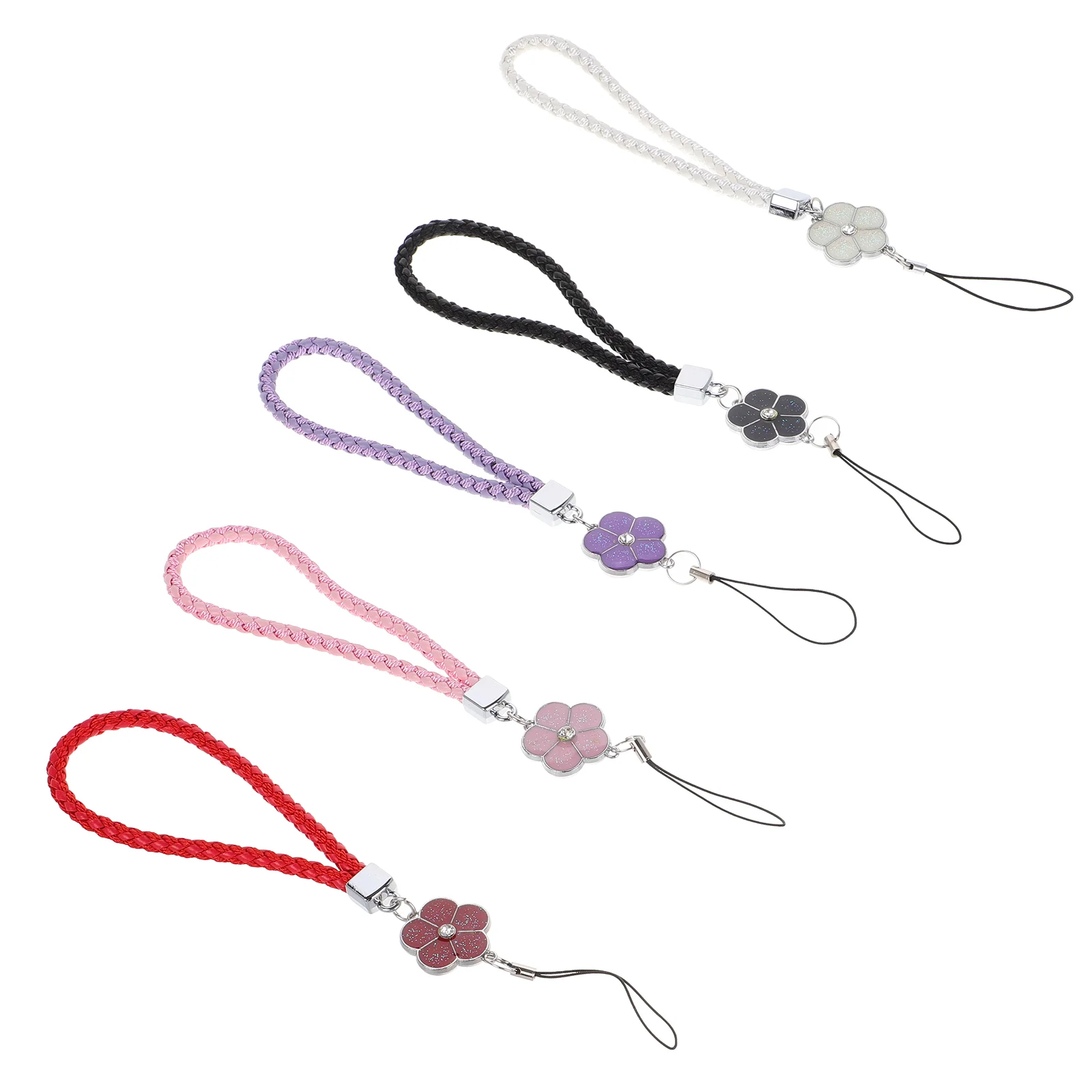 

5 Pcs -lost Keychain Straps Lanyards Bracelet for