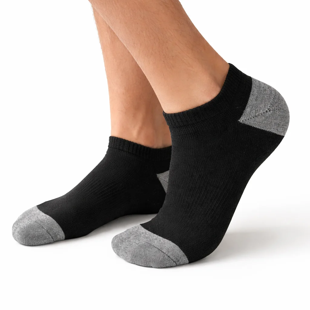 10 Pairs of High-Quality Men's Sports Fitness Running Socks For Spring and Summer Outdoor Leisure and Breathable Short Socks