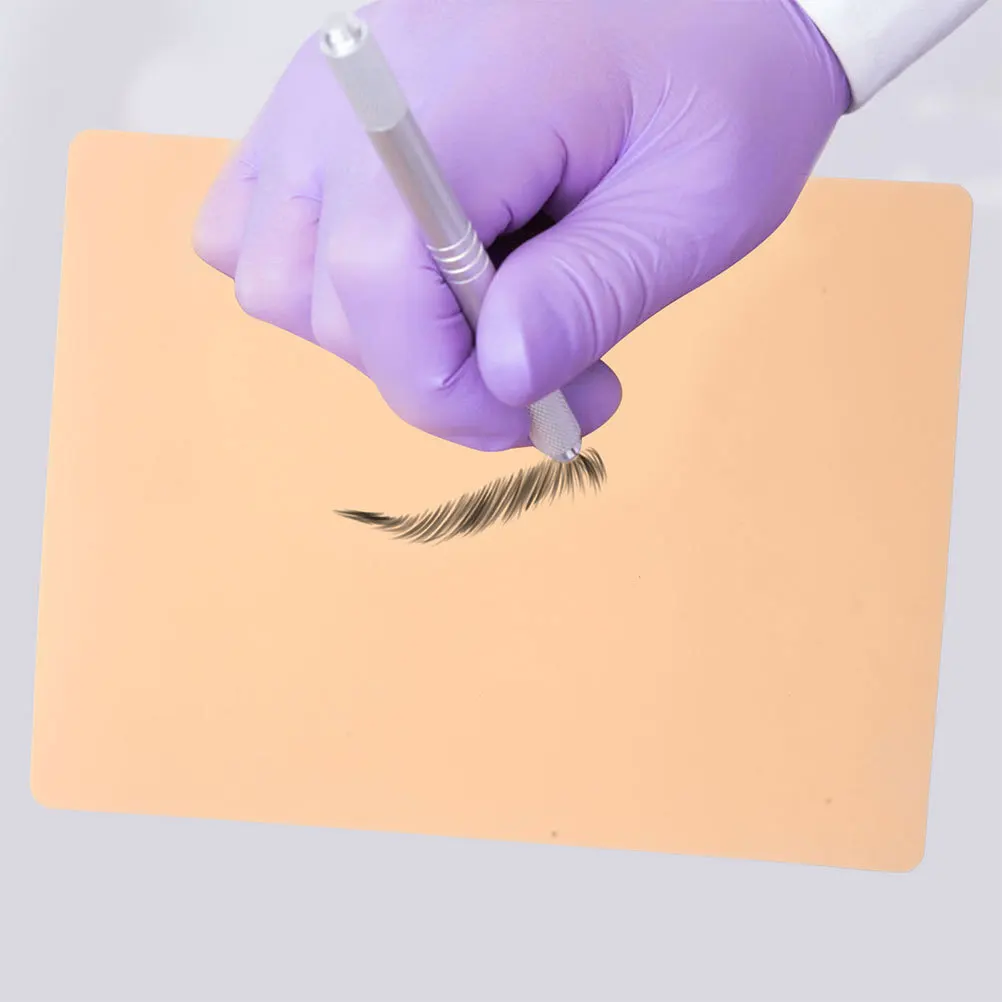 

10pcs Silicone Tattoo Practice Skin For Microblading Lip Embroidery Realistic Reusable Fake Skin Training Supplies