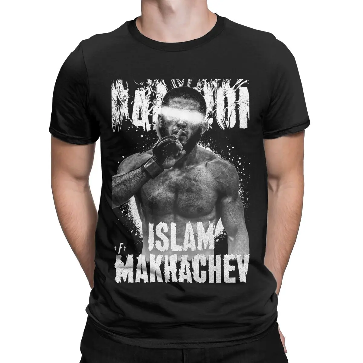 Summer Islam Makhachev Russian Fighter Boxer Men Women\'s T Shirts Winner Outfits Leisure Tee Shirt T-Shirts Cotton Gift Clothes