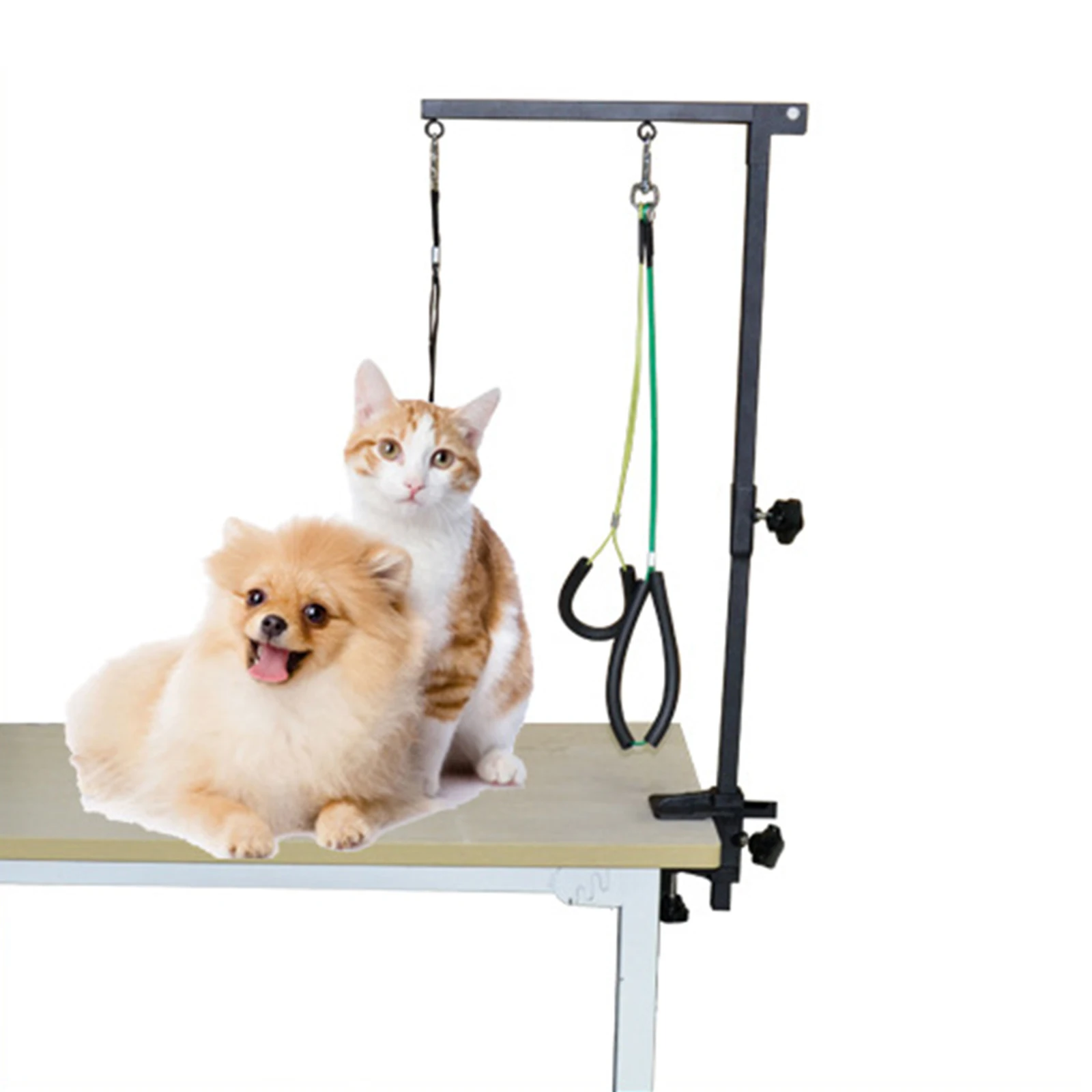 Pet Folding Grooming Table Bracket Home Dog Grooming Table Folding Portable Trimming and Shearing Fixing Stand Dogs Cutting