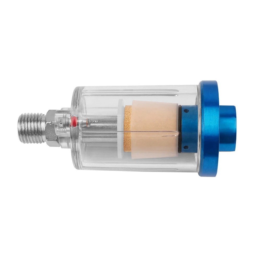 

Мини-фильтр-влагоотделитель 1/4'' для воды и масла, встраиваемый в воздушный шланг, для компрессора, пневматического распылителя, инструмент для покраски