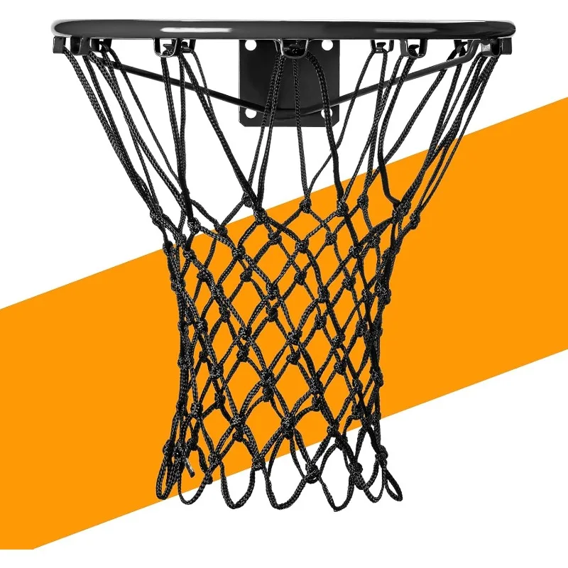 

Professional Basketball Net Replacement Heavy Duty, Upgraded Durability [7.16oz], All Weather Anti Whip, Fits Standard Indoor Ou