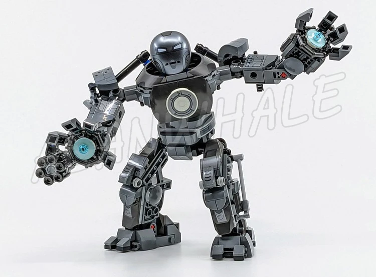 497 Uds Super Fighter Revenger Iron Monger Mayhem Mech monstruo mecánico 60089 juguete de bloques de construcción Compatible con el modelo