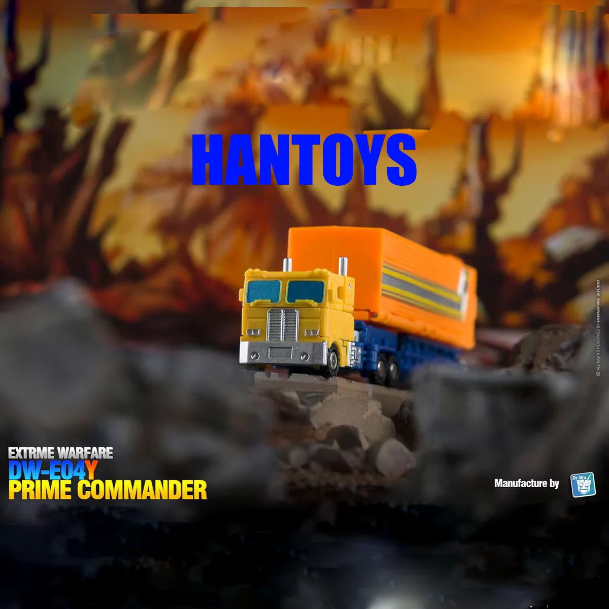 [Beschikbaar in SEP/OCT] Transformatie Dr. Wu DW-E04Y DWE04Y Mini Schaal O.P Commander Sentinel Action Figure Model robot