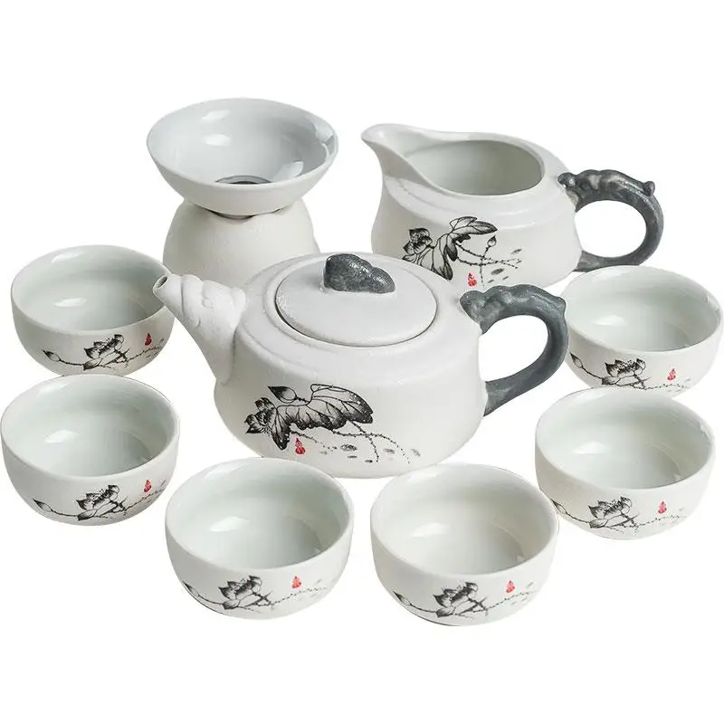 

Retro Sle Cerc Cha Si Yu Gongfu Tea Set Semi-Auatic Tea Pot Tea Cup Small Accories Japanese Sle Tea Brewing Device