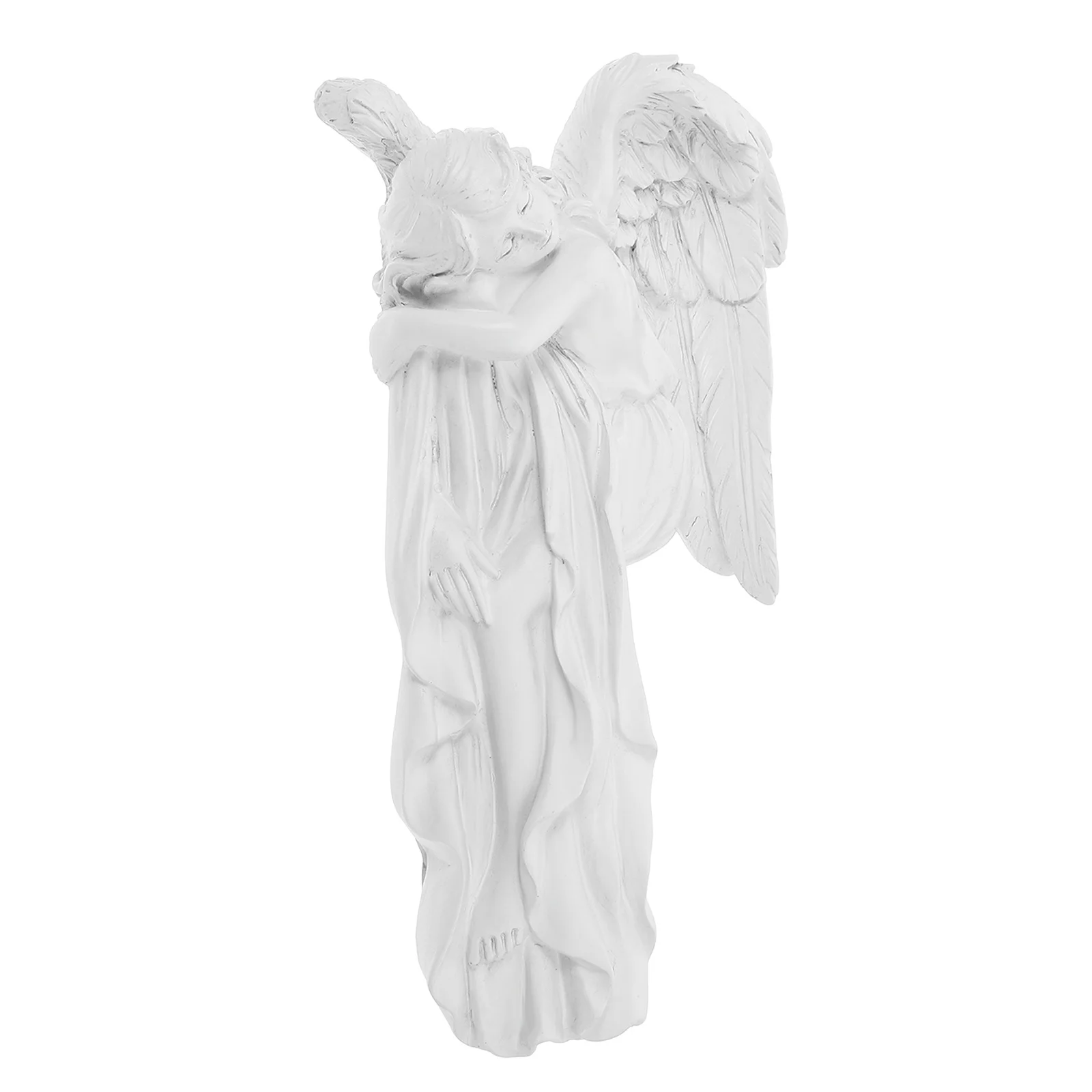 Door Frame Ornaments Resin Angel Wings Sculpture Tall For Home Living Room Bedroom Wall Decor Over The Door Indoor Angel Statue