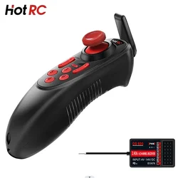 HOTRC-sistema de Radio FHSS para barco de pesca, transmisor con control remoto DS600, PWM, GFSK, 6 CANALES, 2,4 GHz, DS-600