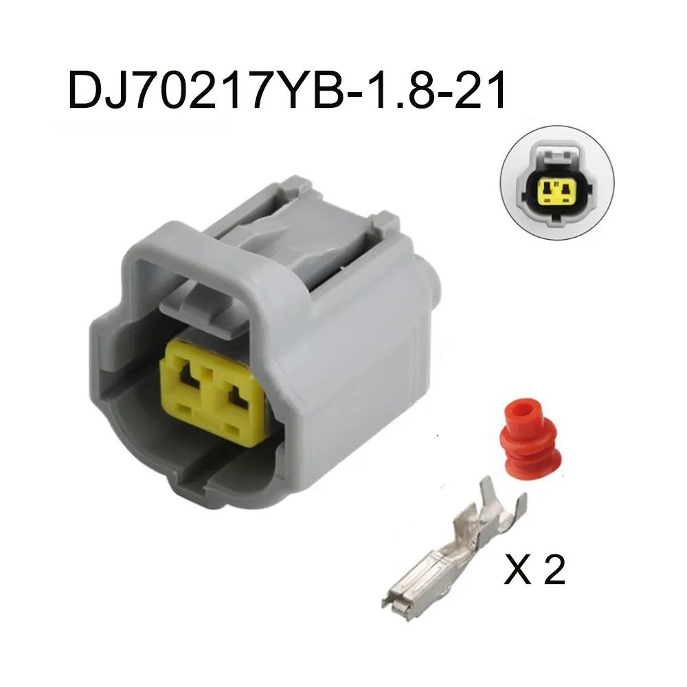 100SET 178390-1 auto Waterproof cable connector 2 pin automotive Plug famale male socket Includes terminal seal