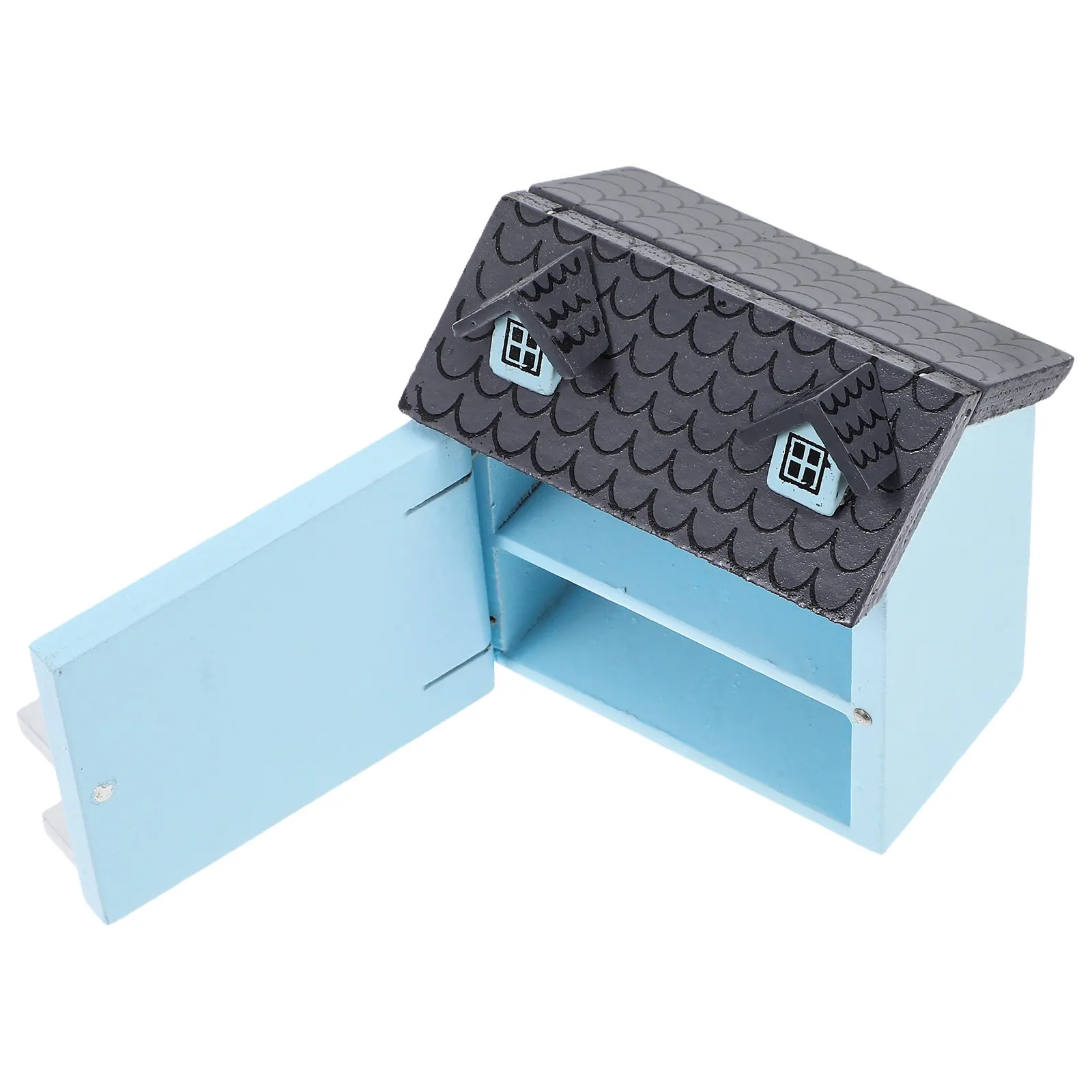 

Миниатюрный домик: Изысканная деревянная мини-вилла, декоративное украшение, миниатюрная мебель, декор для стола