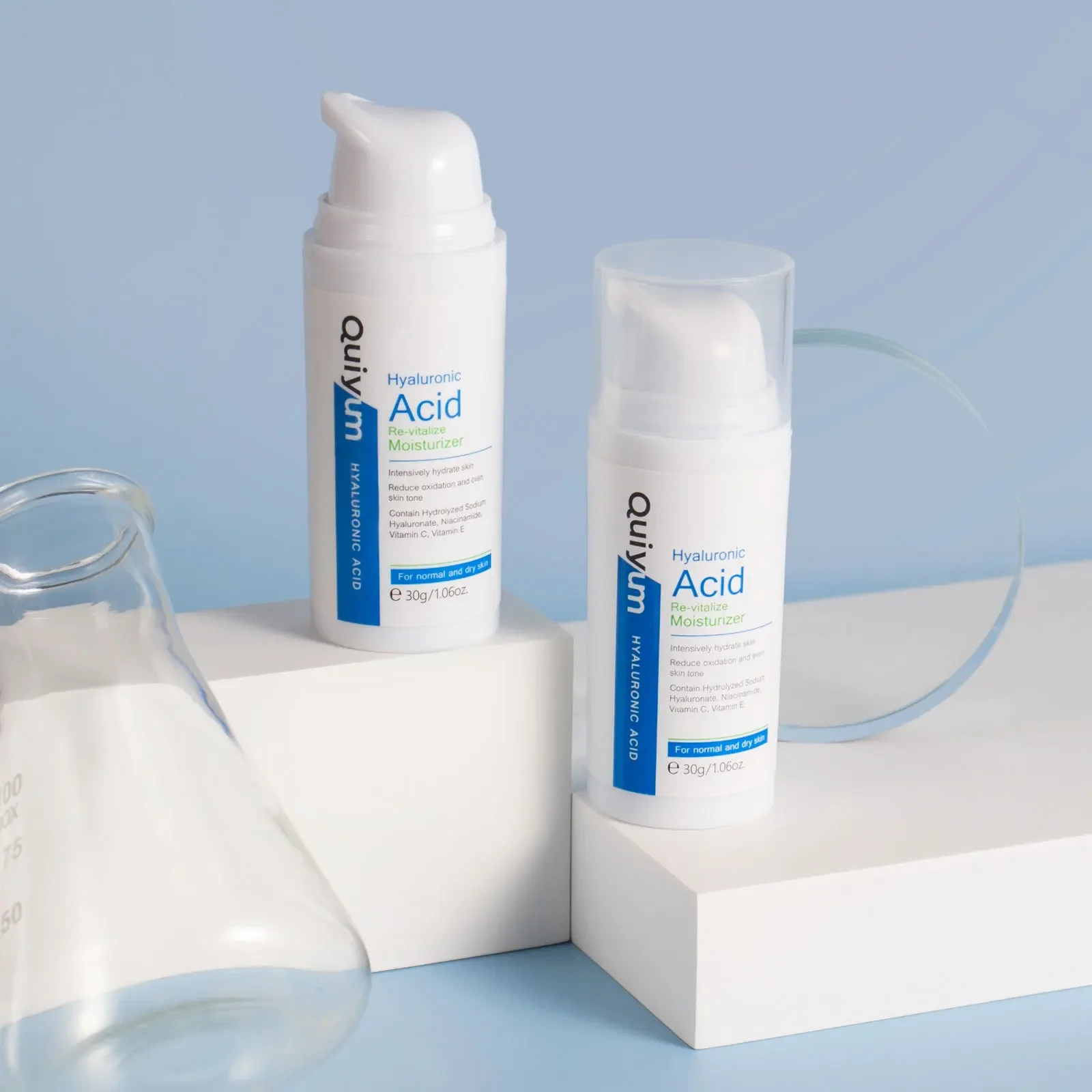Hydrating Hyaluronic Acid Cream Skin Brightening Pore Tightening Long Lasting Nourish Rejuvenate Face Moisturizer Deep Moisture