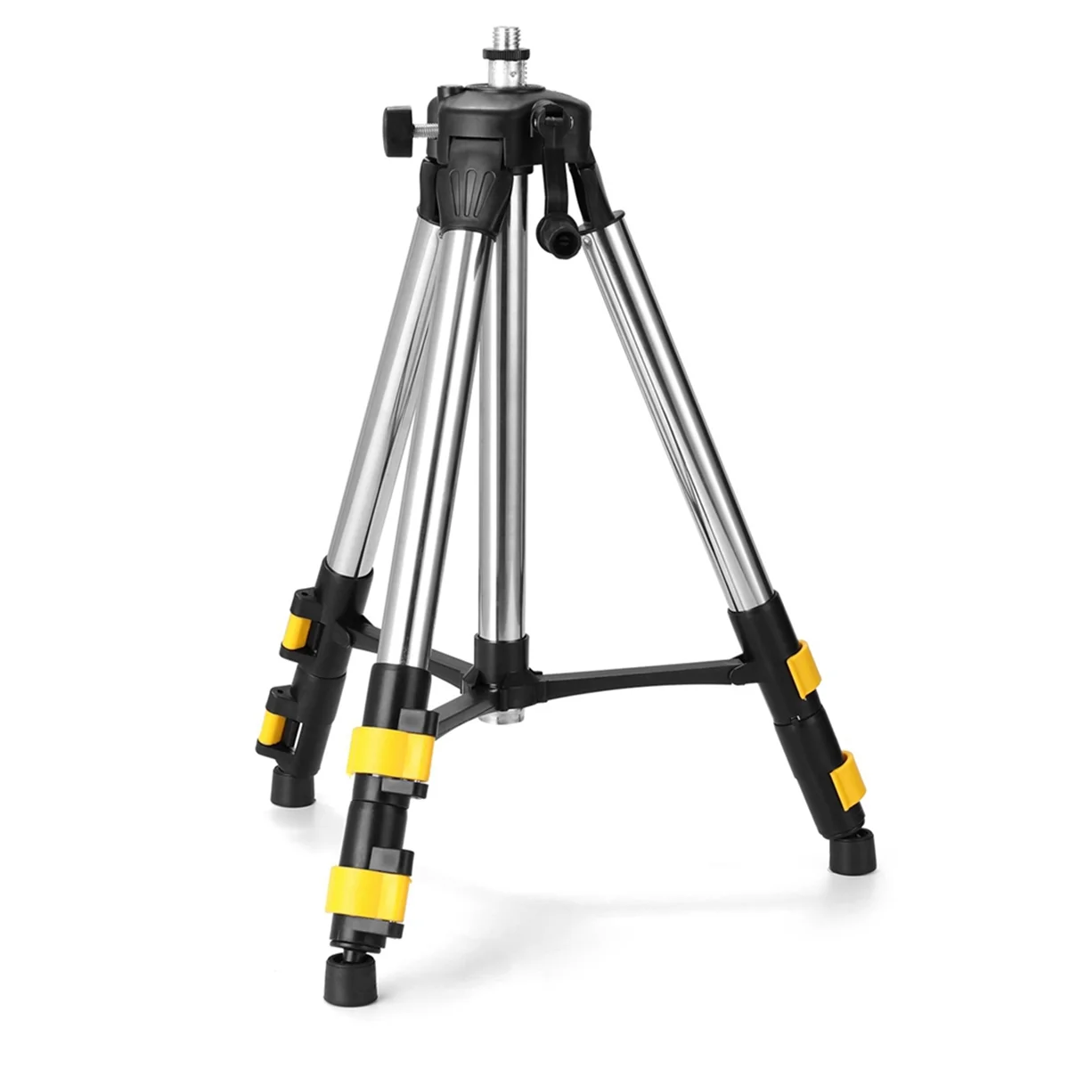 1.2M Three Height Adjustment Stainless Steel Extension Bar Tripod Stand for Laser Level Bubble-Level Laser Accessories