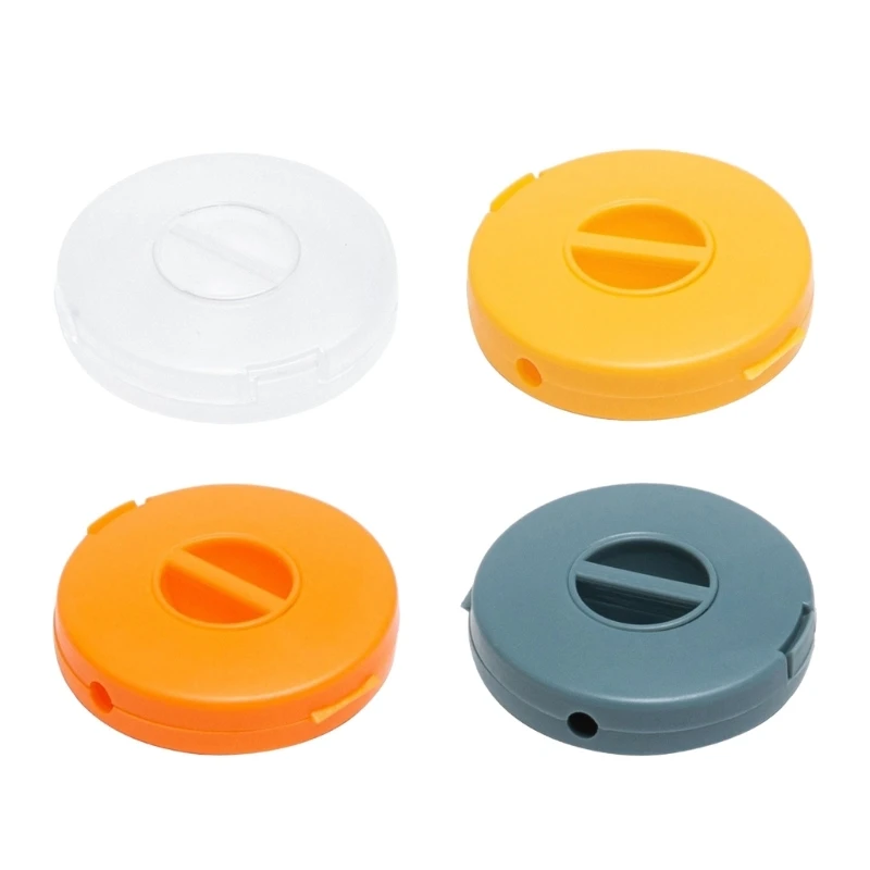Desk Cable Organiser Clip Round Plastic Cord Management Clamp with Cable Slots for Charging, Data and Earphone Wires for F19E