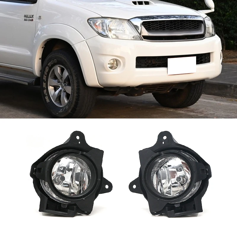

Фонари переднего бампера для Toyota Hilux Vigo MK7 2012 2013 2014 2015 2016, противотуманные фары, дневные фары, сигнальные огни