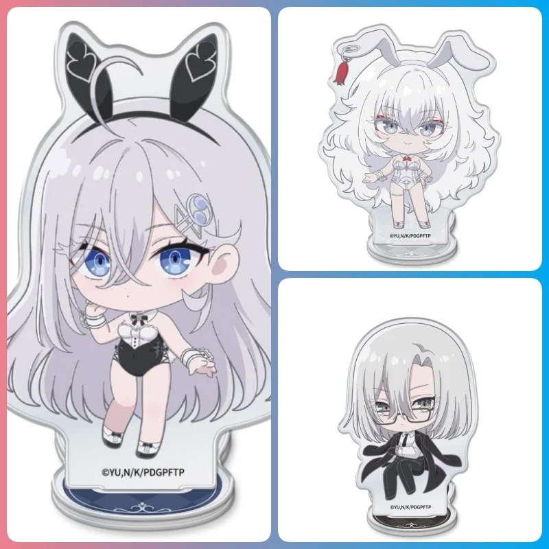 Playing Death Games to Put Food on the Table 10CM An Adorable Acrylic Figure Stand Figure Desktop Ornament Keychain