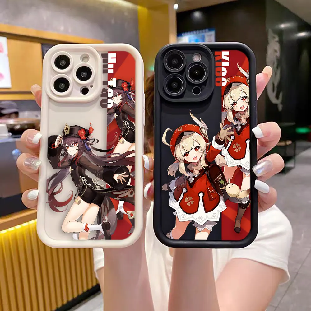 Genshin Impact Hu Tao Kiee Phone Case For Samsung A13 A14 A15 A16 A17 A22 A23 A25 A26 A32 A35 A36 A51 A53 A54 A55 A71 A73 Cover