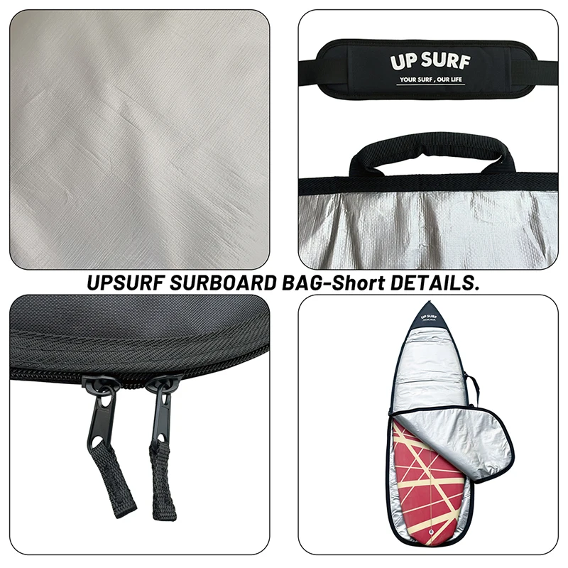 Surf Board Bag High Quality  Shortboard Protective Travel Bag Easy Carry  Cover Wakesurf Boardbag Board Bag Have Strap