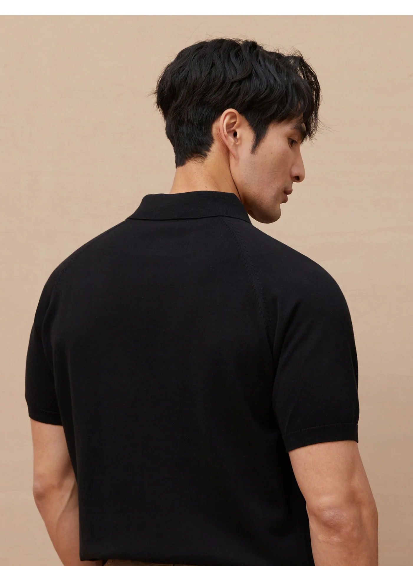 New Summer Lapel Sweater Short-sleeved Ice Silk Men's Slim Business Polo Shirt T-shirt Foreign Trade Cross-border Wholesale