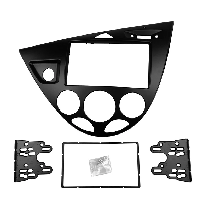 

2 Din Car Stereo Fascia Panel Frame DVD Panel Bezel Frame Installation Trim Kit Fit for Ford Focus /Fiesta