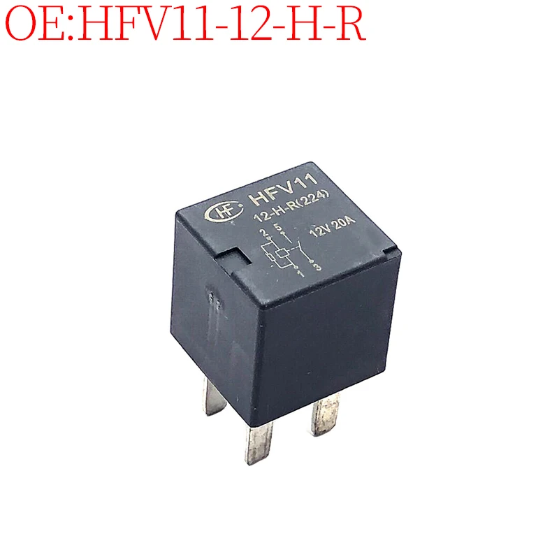 

HFV11-12-H-R HFV1112HR Relay Switch (12V, 20A) for Car Accessories High Quality Brand New Auto Parts