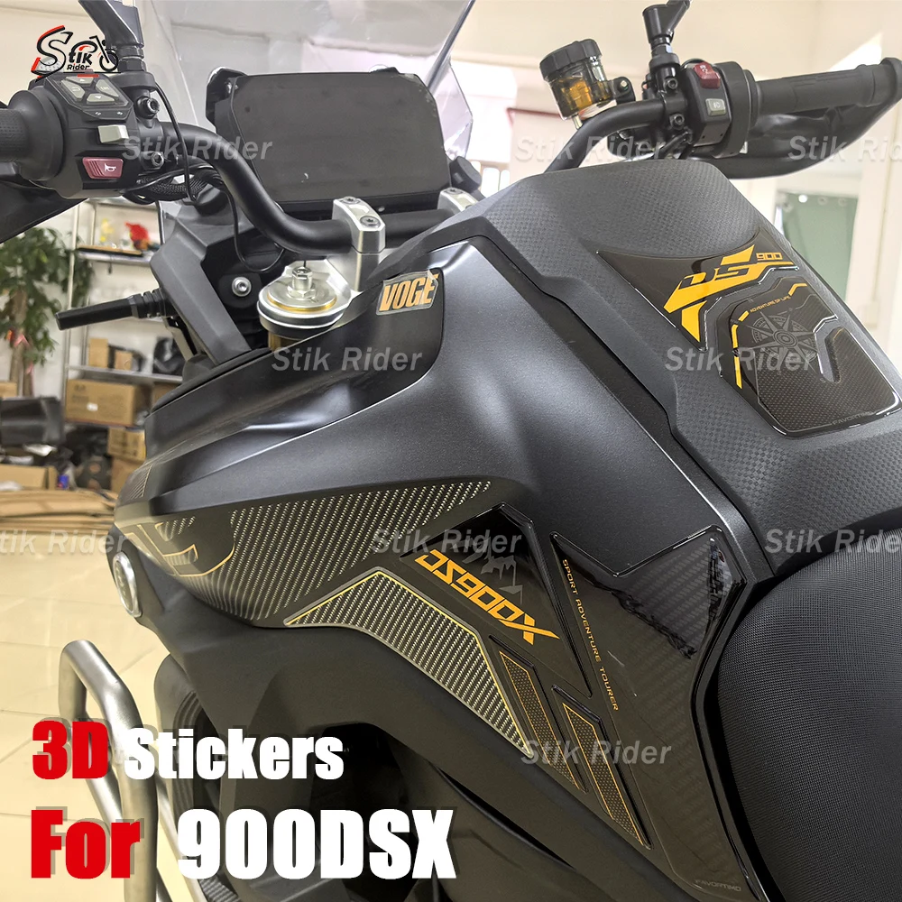 

For Voge Valico 900DSX 900DSX 2024 2025 Motorcycle Accessories 3D Resin Protective Waterproof Sticker Tank Pad Kit Sticker