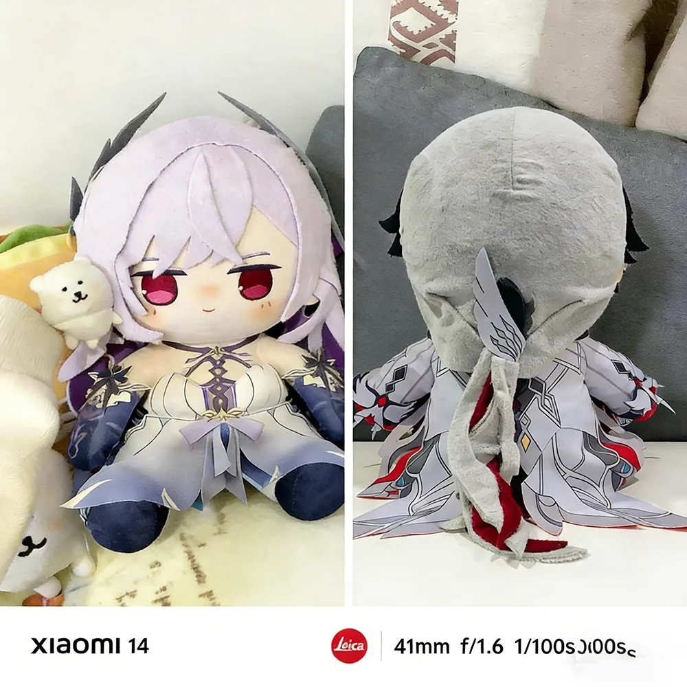 

Плюшевая игрушка-подушка Арлеккино из Genshin Impact, 40 см, в сидячей позе, для переодевания, из хлопка, подарок