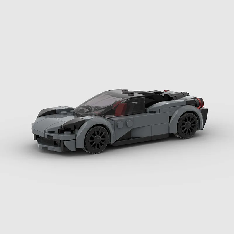 Compatible with small super sports car racing model MOC building block puzzle assembly DIY foreign trade cross-border wholesale