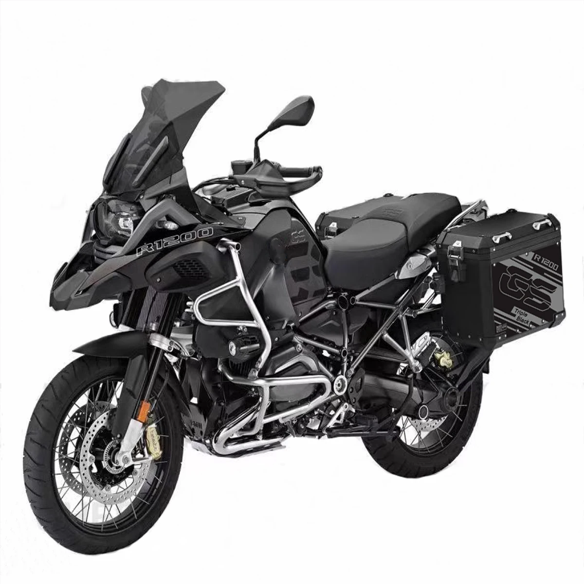 R1200 R1250 GS ADV For BMW Motorrad Panniers R1200GS R1250GS Adventure 2004-2023 Motorcycle Triple Black Sticker