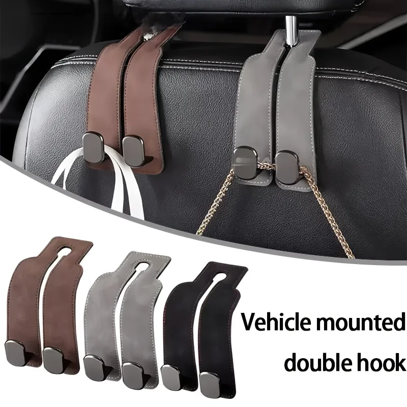 Car Headrest Hooks Hanger for Bags Seat Back Organizer Holder Clips Auto Fastener Hooks Car St Practical Sturdy Durable Home