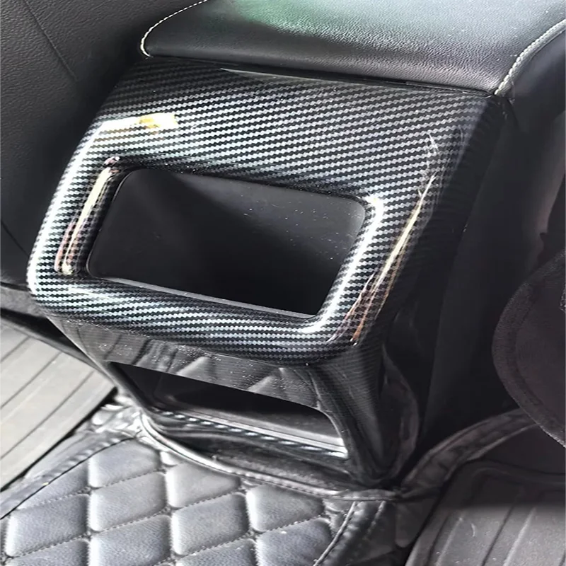 

Подлокотник для Honda City Hatchback 2022 2023 из АБС-углеродного волокна, задняя крышка для вентиляционного отверстия, отделка, аксессуары для интерьера