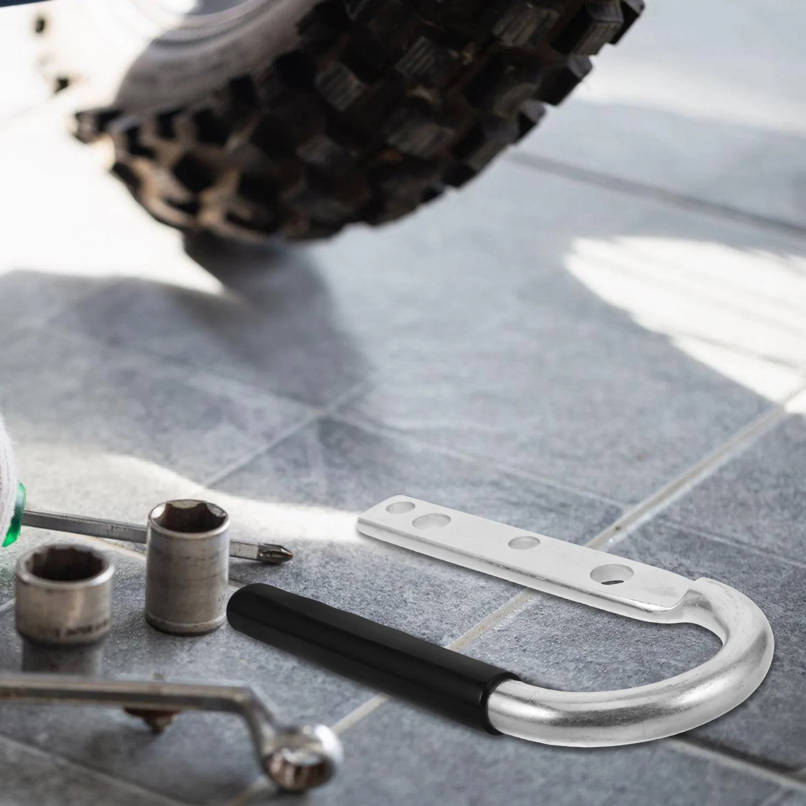 

Galvanized Trailer Ball Cover Lifting Handle Durable Rv Car Accessory Easy Install Modification Coupler Lift Trailer Lift Handle