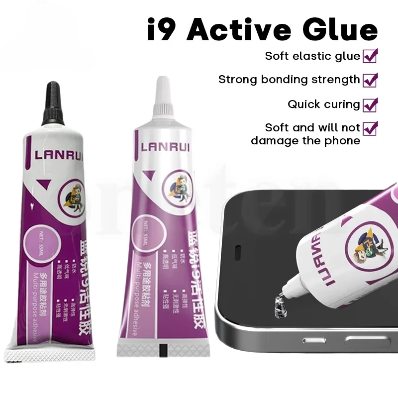 I9 Universal Active Glue for Mobile Phone Notebook LCD Screen Frame Back Cover Debonding Repair Waterproof Sealant Tool