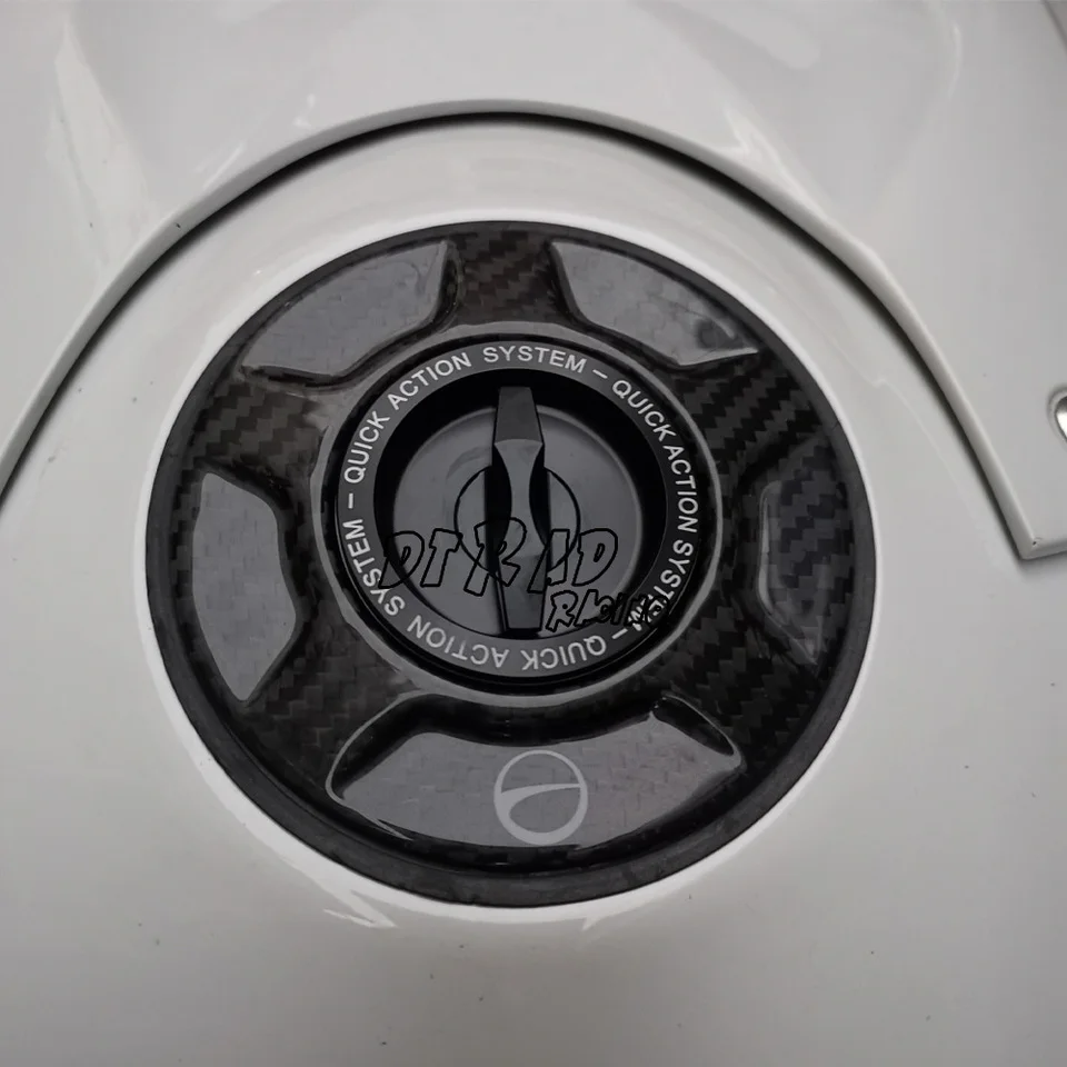 DTRAD Carbon Fiber Quick Gas Fuel Tank Cap Keylock Airbox Cover MOTO Guzzi Griso 1200/8V/1200 SE 8V Motorcycle Accessories MadeM