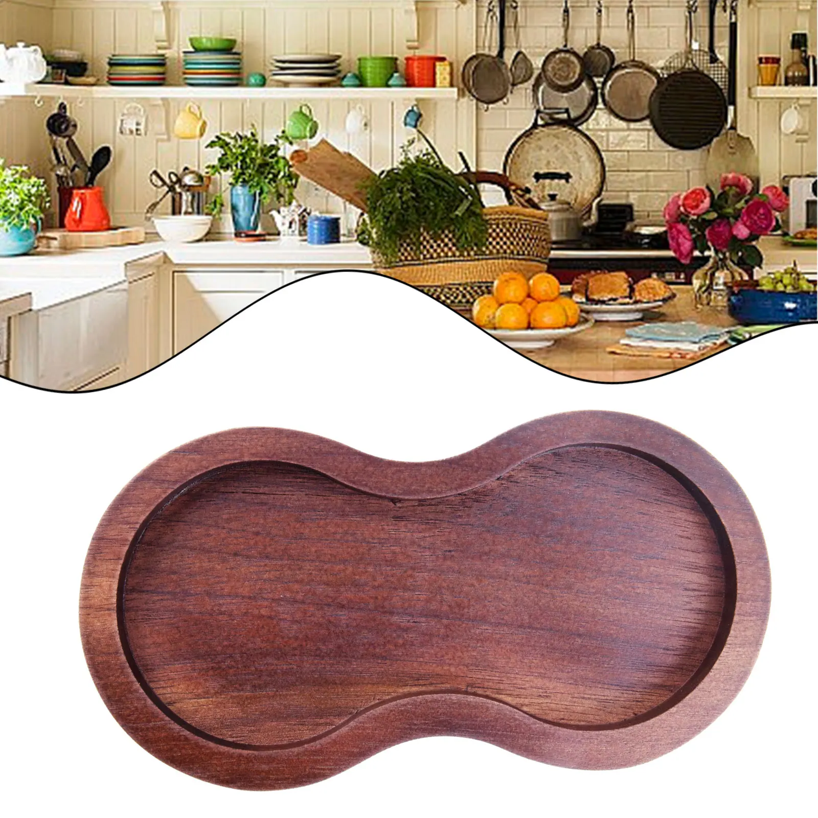 Functional Walnut Wood For Espresso Tamper Stand for 51mm 54mm 58mm Tampers Supports Repetitive Use Without Warping