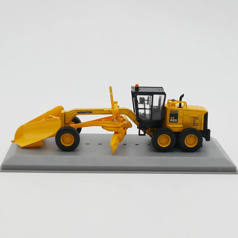 Diecast IXO 1:72 Schaal KOMATSU GD655 Komatsu Motor Grader Legering Model Auto Collectible Toy Gift Souvenir Display Ornament