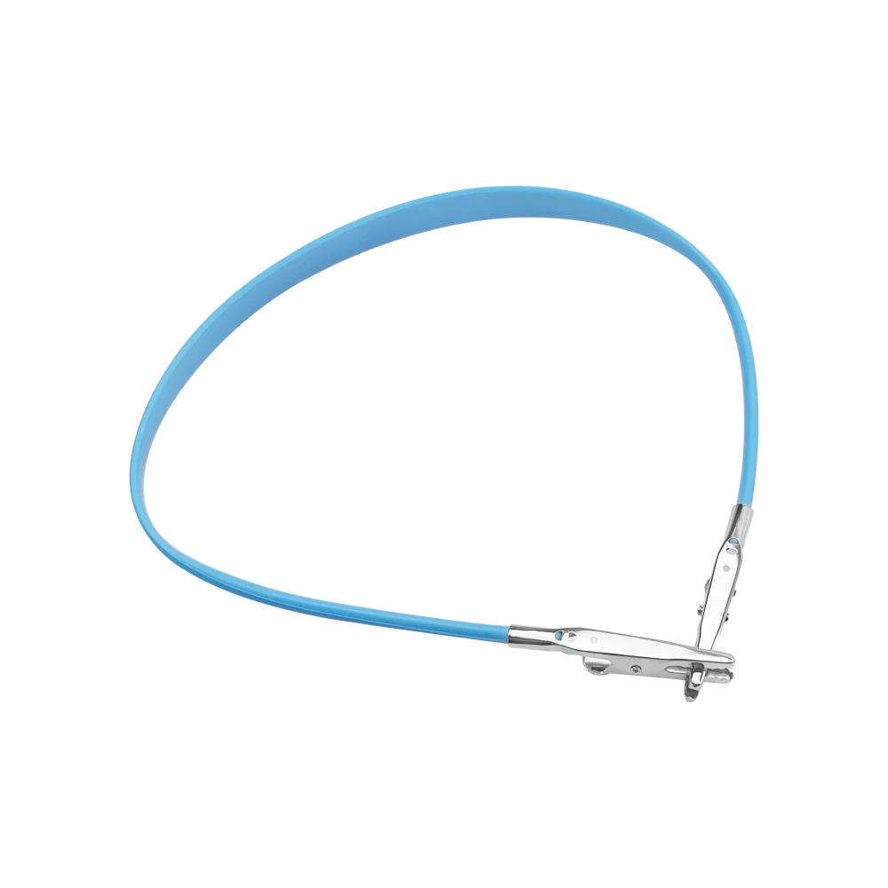 الأسنان سيليكون شقة مريلة كليب حامل مناديل قابل للتعقيم وشاح كليب المطاط المتاح طب الأسنان سلسلة مرنة منديل كليب #2