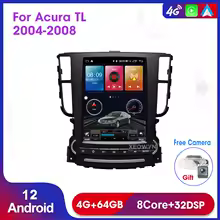 Android 12 Car Radio Stereo For Acura TL 2004 2005 2006-2008 GPS Navigation intelligent sytem acura apple carplay