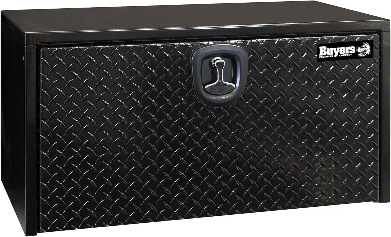 

Buyers Products 1702505 Black Steel Truck Tool Box With Aluminum Diamond Tread Door, 18 x 18 x 36 Inch, Made In The USA, T