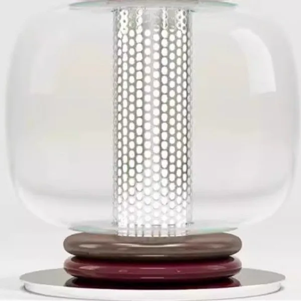 Glass decoration design bedroom bedside modern desk lamp luxury atmosphere simple villa senior living room designer table