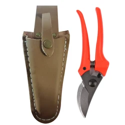 Gartenarbeit Schere Tasche Beschneiden Schere Fall Leder Mantel Tragbare Holster Rindsleder Pruner Werkzeug Tasche Für Zangen Beschneiden Schere