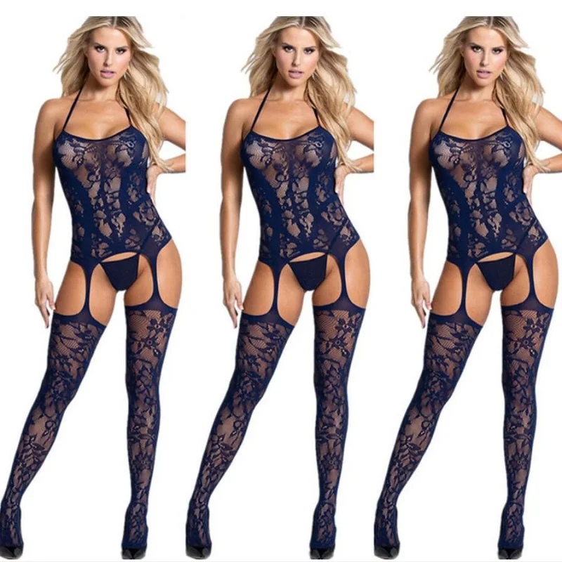 Porn Sexy Body Stocking Lingerie Erotic Women Hot Babydoll Costumes Open Crotch Underwear For Sex Tenue Femme Erotique Bodysuit