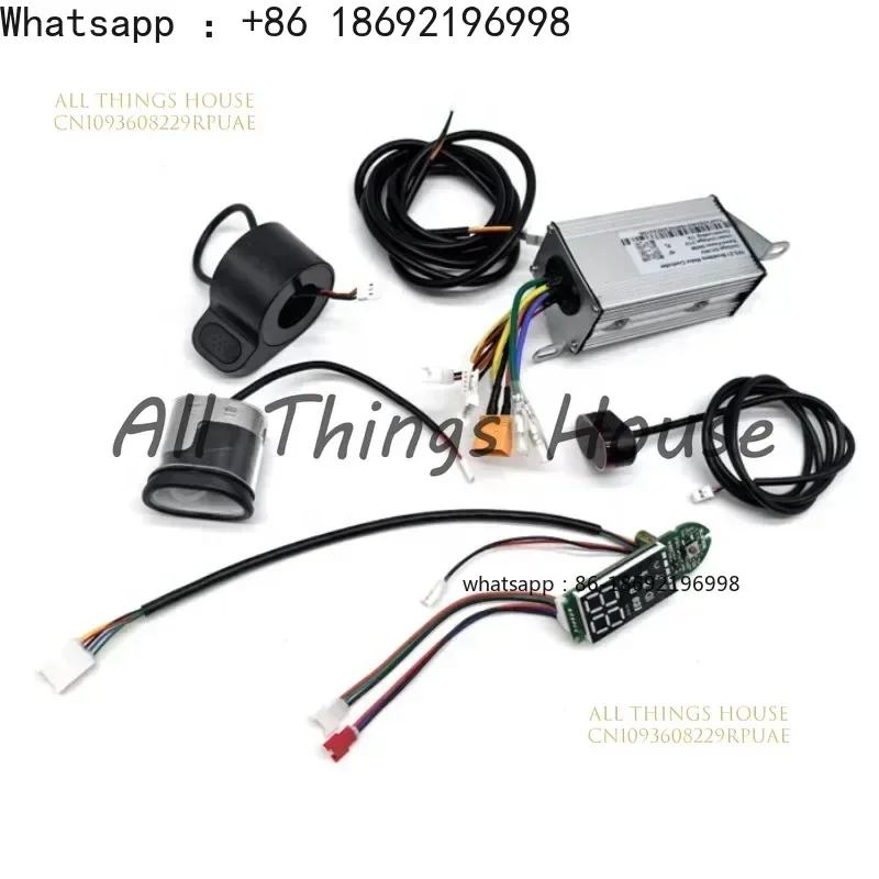 

Scooter Electric YFS-Z1 Brushless Motor Controller 36V15A Motherboard Dashboard Kit for 8.5 Inch Copy Scooter Parts 350W