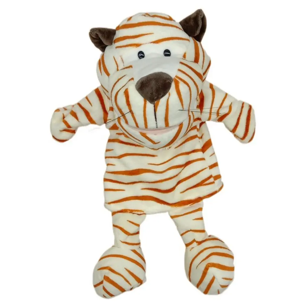 Jungle Animals Animal Hand Puppet Appease Toys Stuffed Animals Plush Hand Doll Interactive Props Lion Elephant Pig