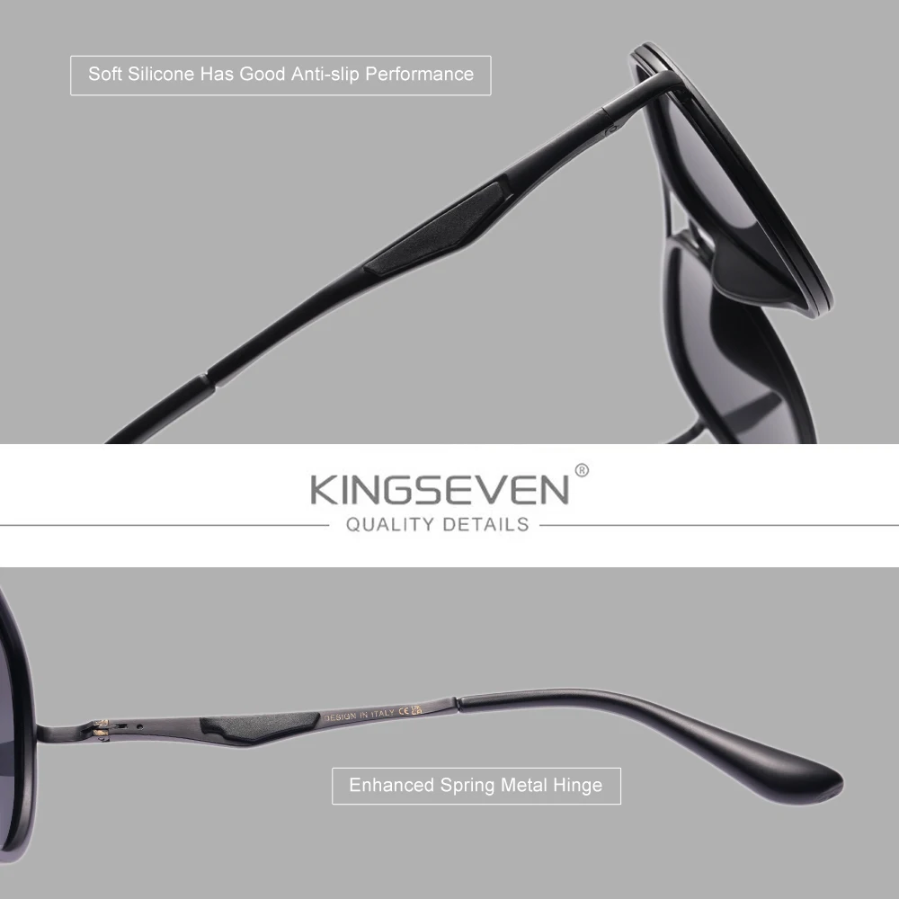 العلامة التجارية الأصلية الرجال الكلاسيكية الطيار النظارات الشمسية الاستقطاب القيادة نظارات الذكور نظارات UV400 في الهواء الطلق الإناث السببية النظارات السوداء